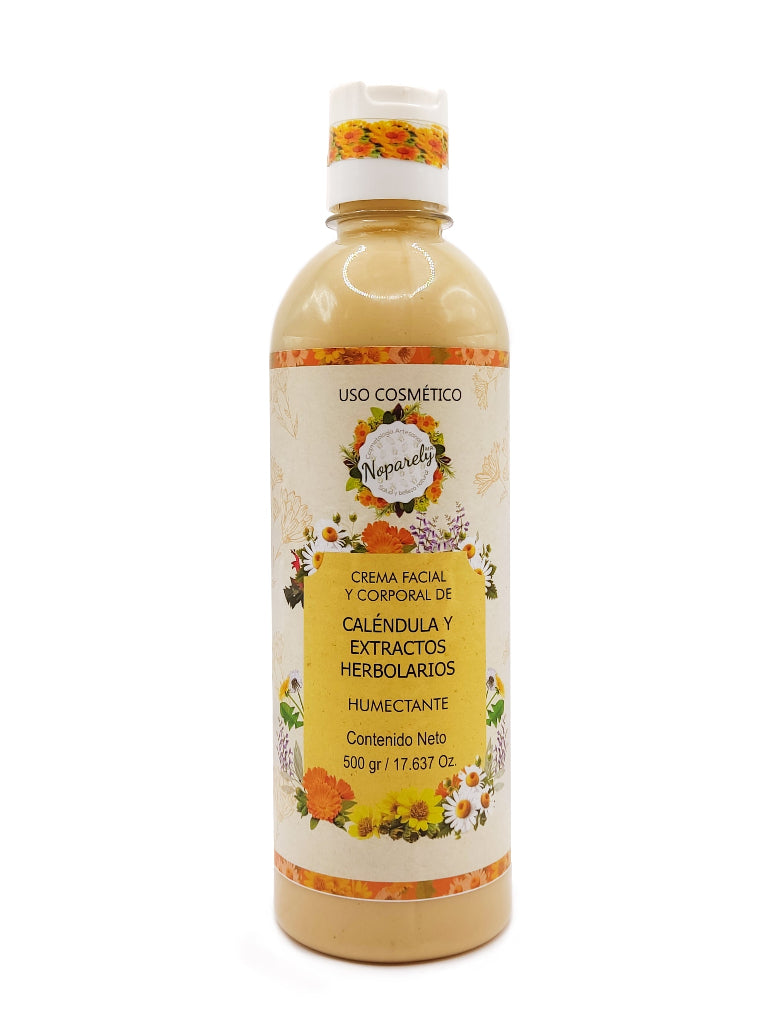 Crema Facial y Corporal de Caléndula y Extractos Herbolarios