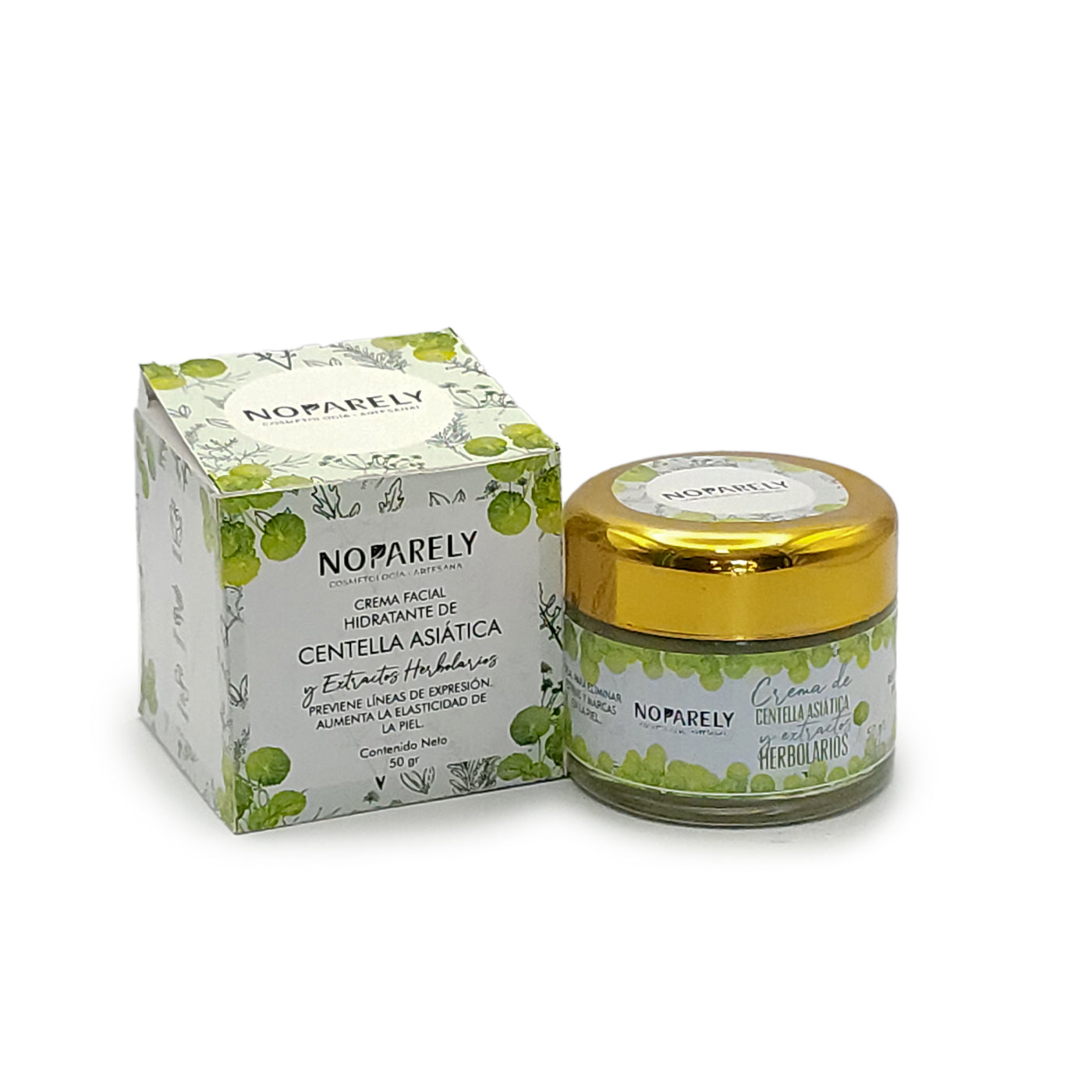 Crema Facial Hidratante de Centella Asiática y Extractos Herbolarios