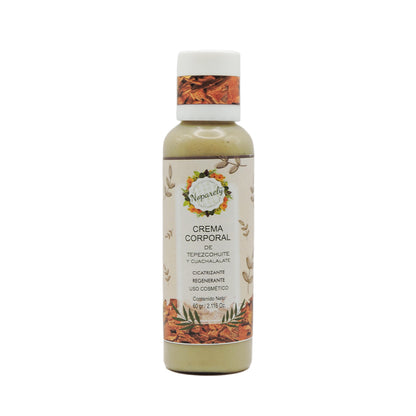 Crema Corporal de Tepezcohuite y Cuachalalate