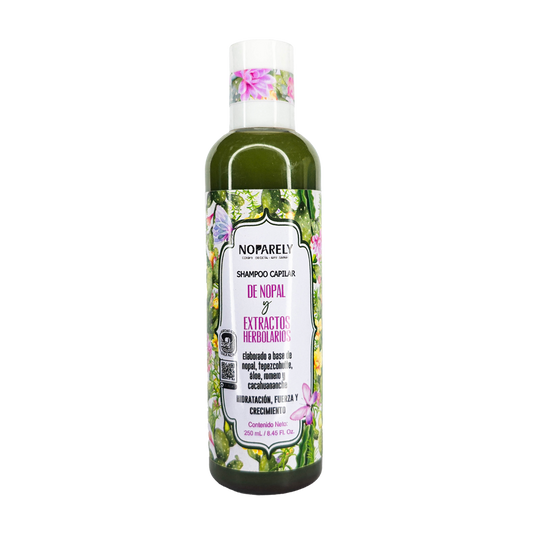 Shampoo Capilar de Nopal y Extractos Herbolarios