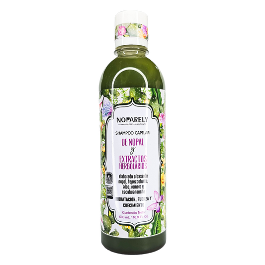 Shampoo Capilar de Nopal y Extractos Herbolarios