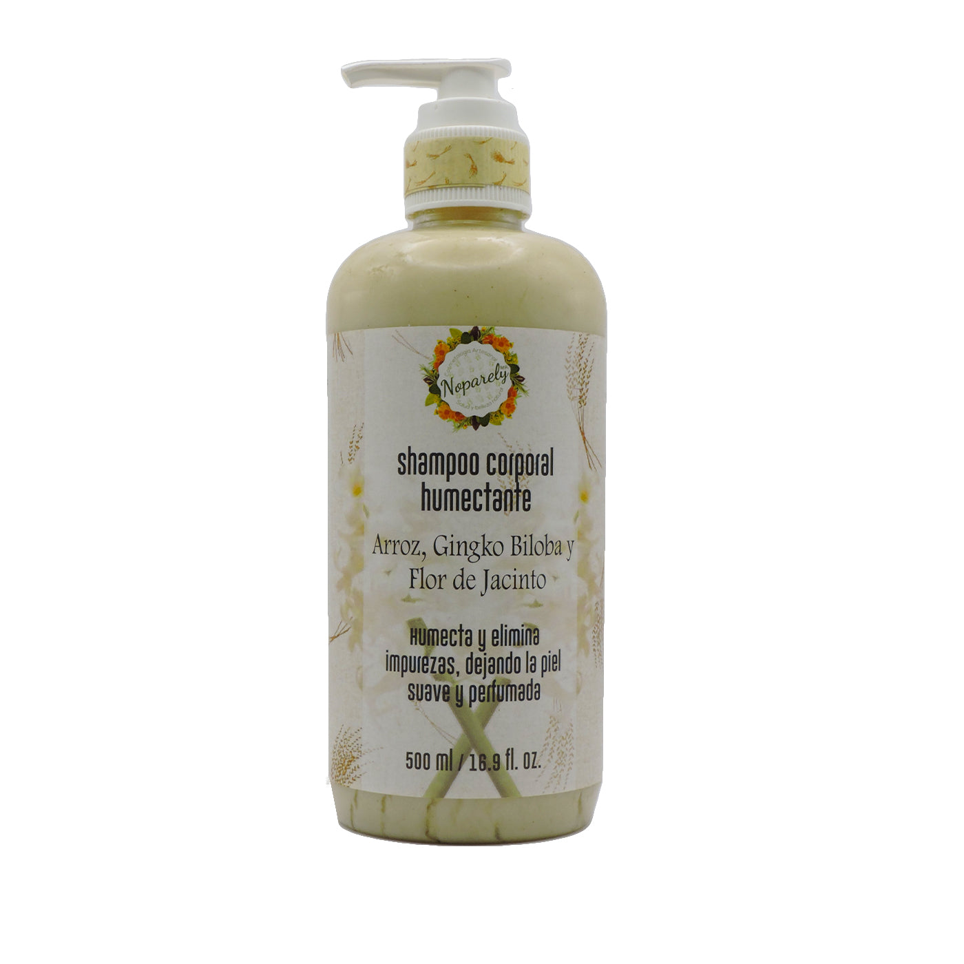Shampoo Corporal Humectante Arroz, Gingko Biloba y Flor de Jacinto