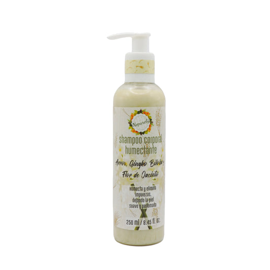 Shampoo Corporal Humectante Arroz, Gingko Biloba y Flor de Jacinto