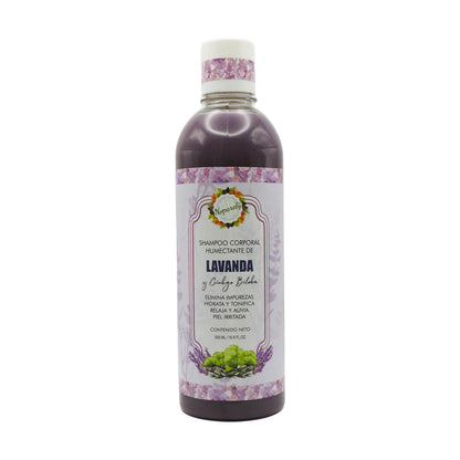 Shampoo Corporal Humectante de Lavanda y Ginkgo Biloba