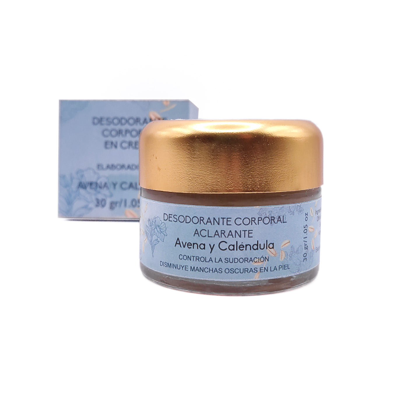 Desodorante Corporal Aclarante de Avena y Caléndula