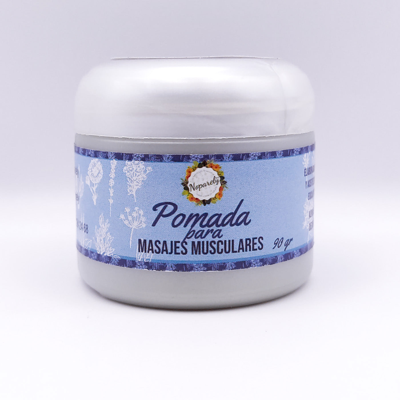 Pomada para masajes musculares