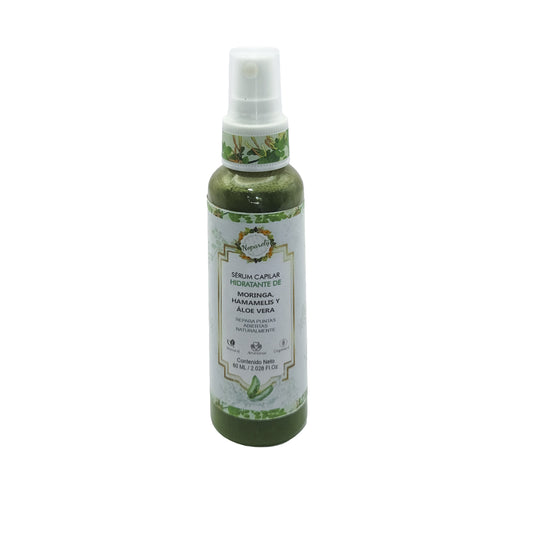 Sérum Capilar Hidratante de Moringa, Hamamelis y Áloe Vera