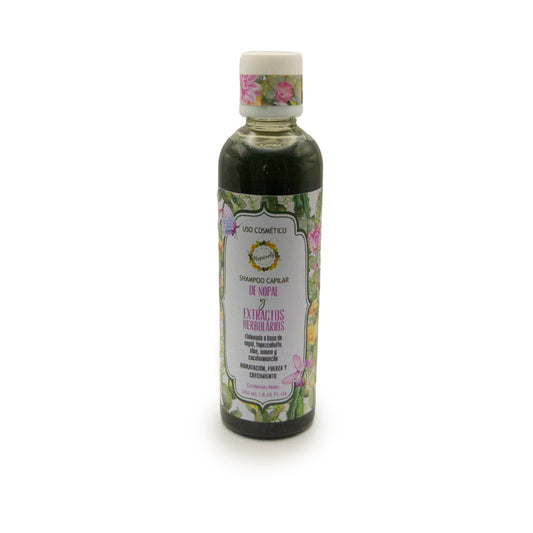 Shampoo Capilar de Nopal y Extractos Herbolarios
